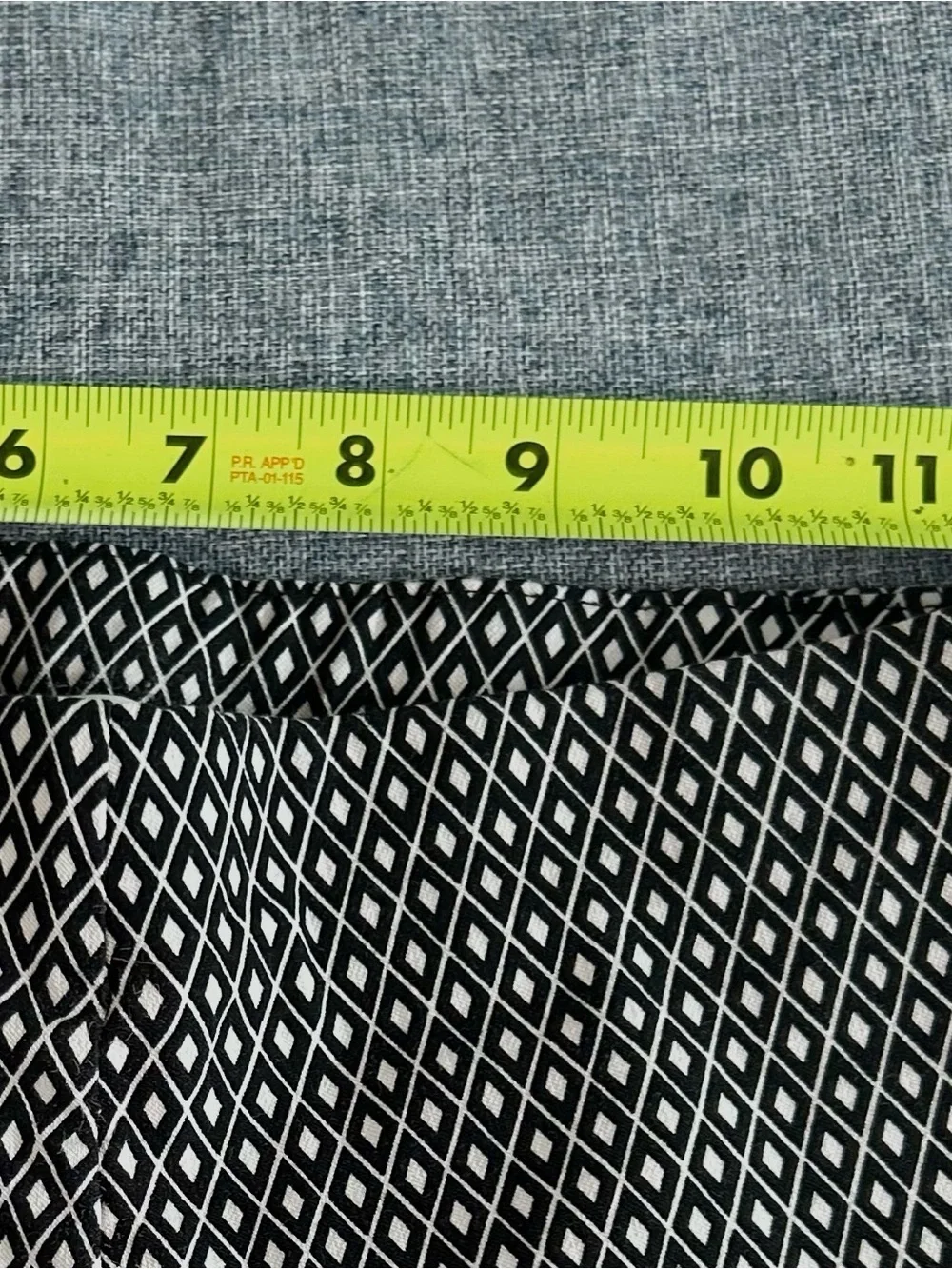 Michael Kors Black and White Geometric Print Pants